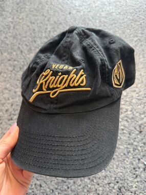 American Needle Black and Gold Vegas Knights Baseball Cap
